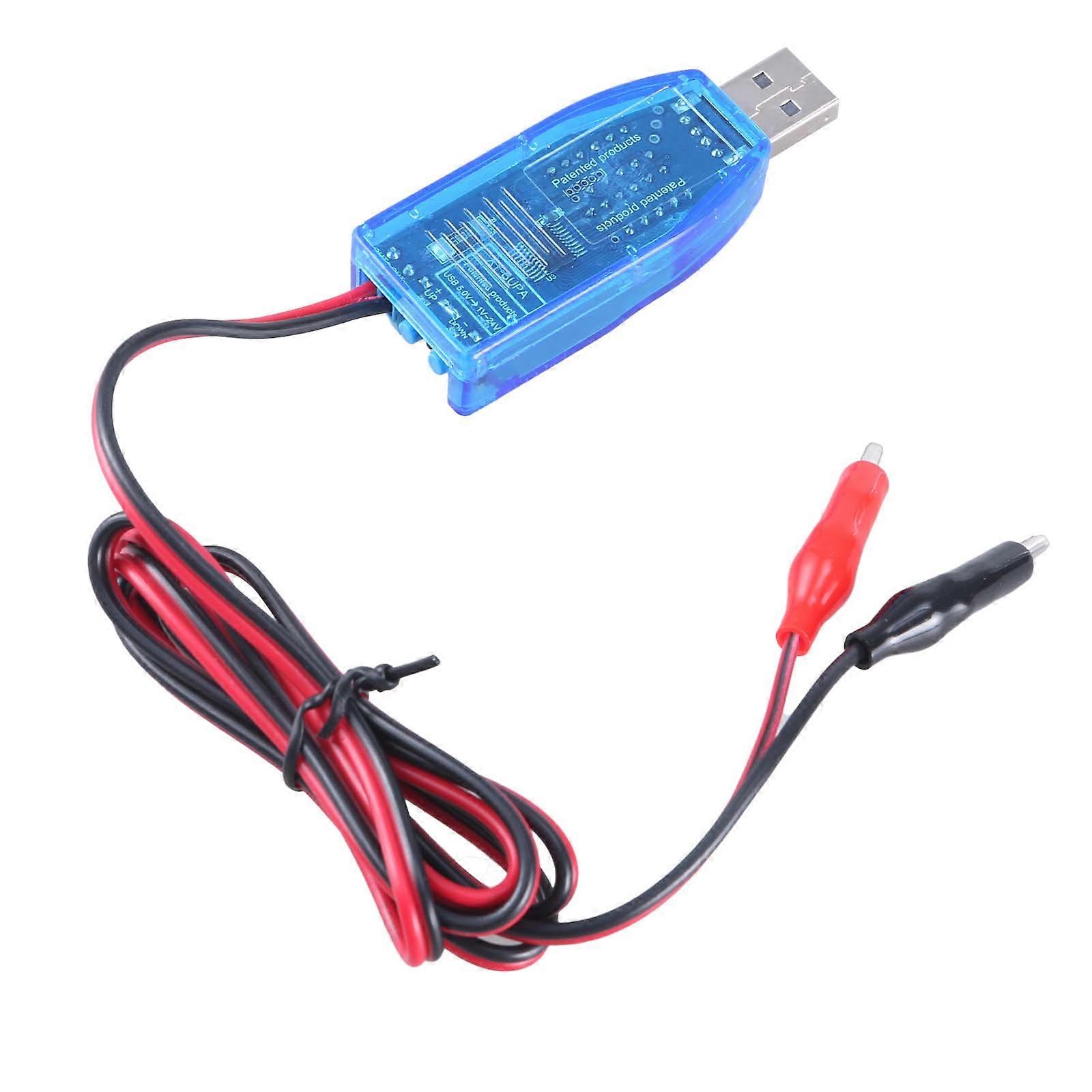 5V to 1.2-24V Step Up/Down Voltages Power Supply Output Cable Power Converters for Clocks, Thermometers Multicolor