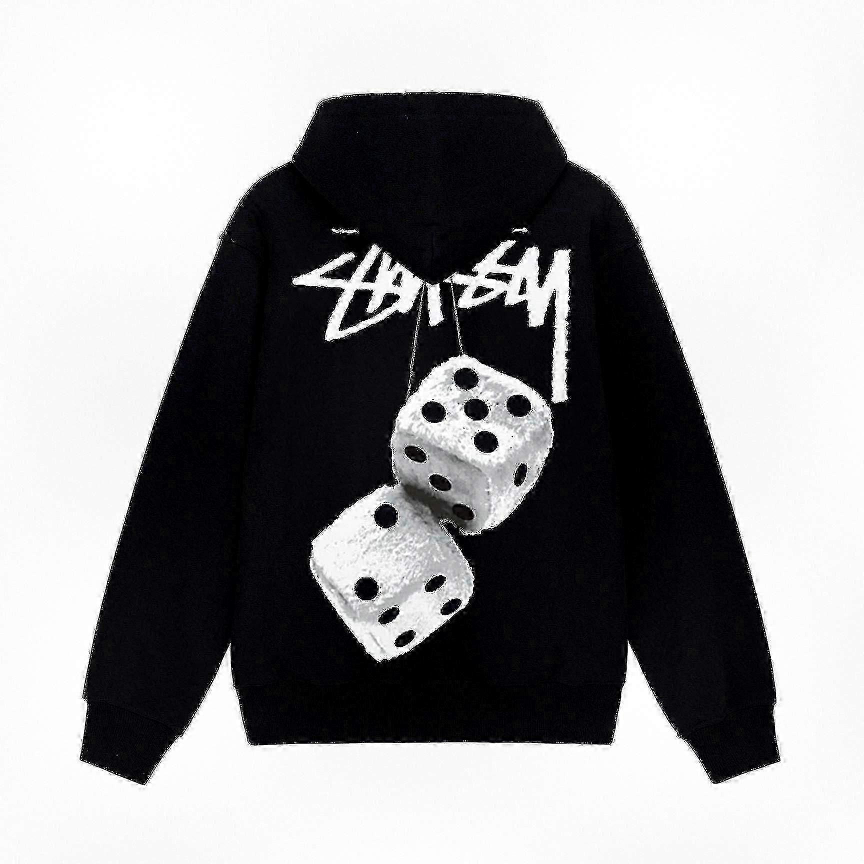 Cotton Dice Hoodie, Unisex Hooded Sweatshirt, Stylish Top for Men and Women
