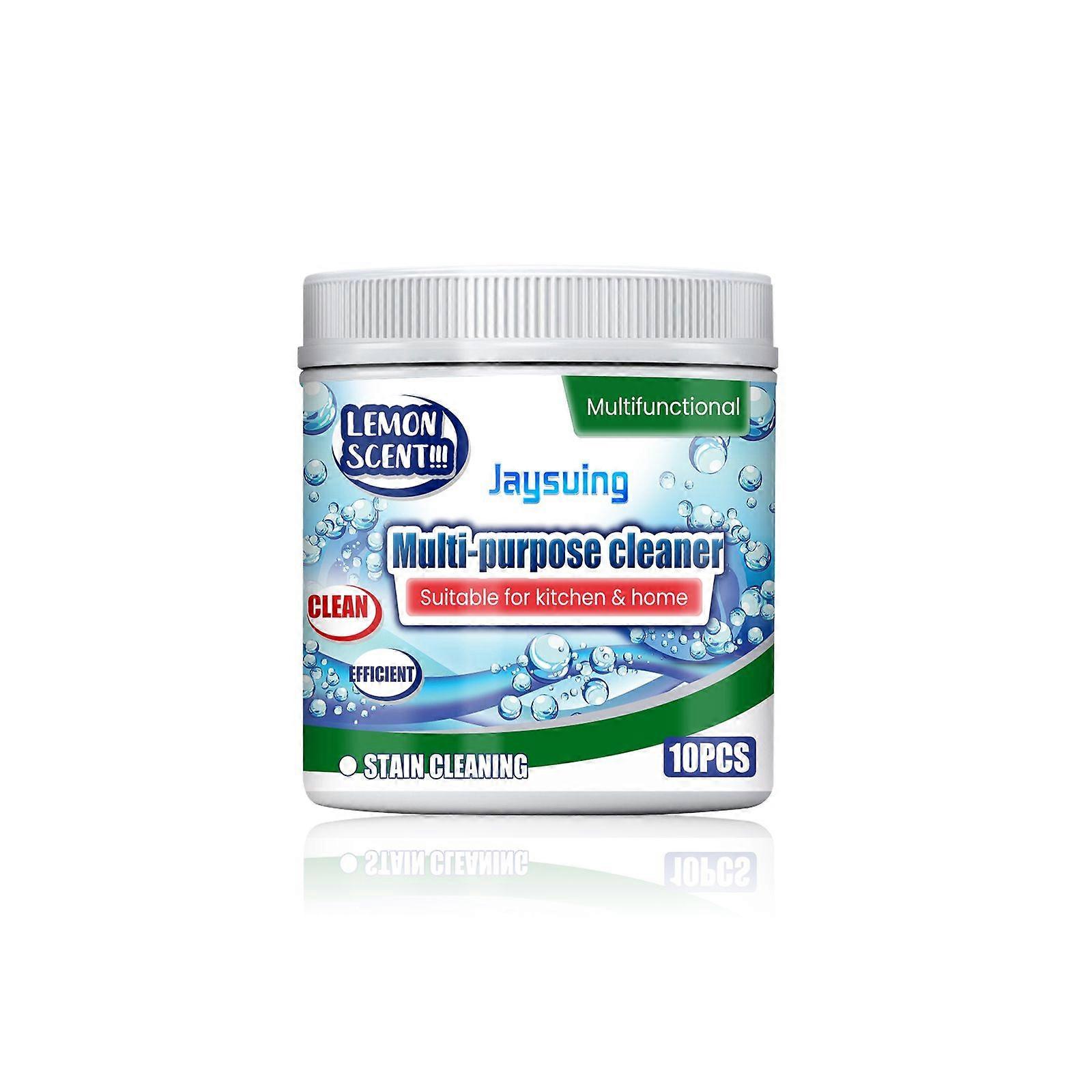 Multi-Functional Cleaning Tablets Contain Baking Soda, Lemon Extract And Sodium Percarbonate