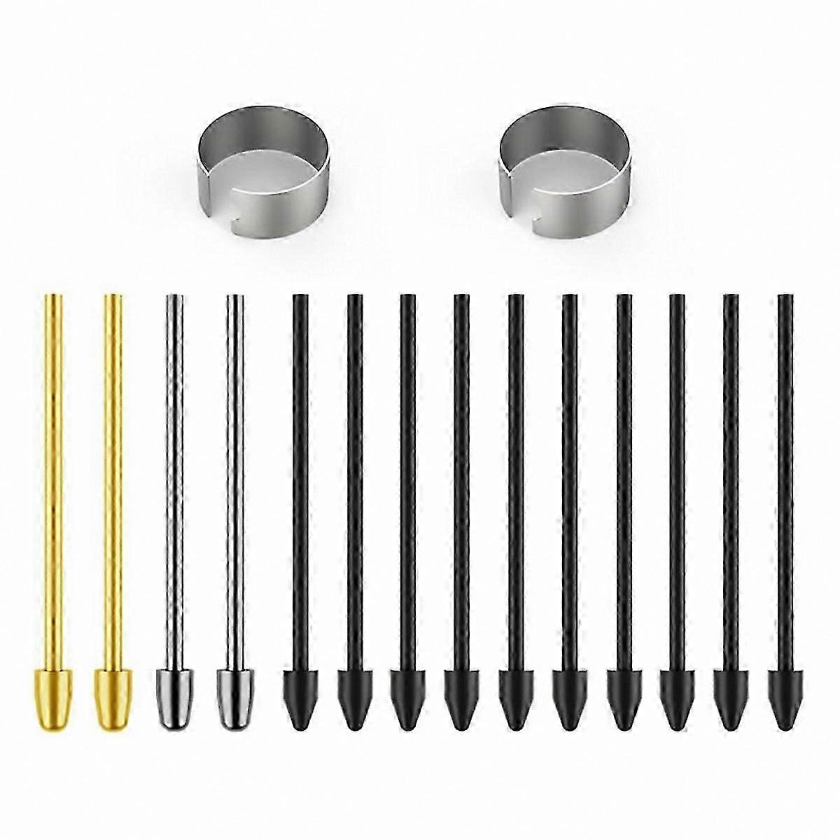 Replacement Metal Nibs and Tips for  Galaxy Tab Models (4+10 Pcs)
