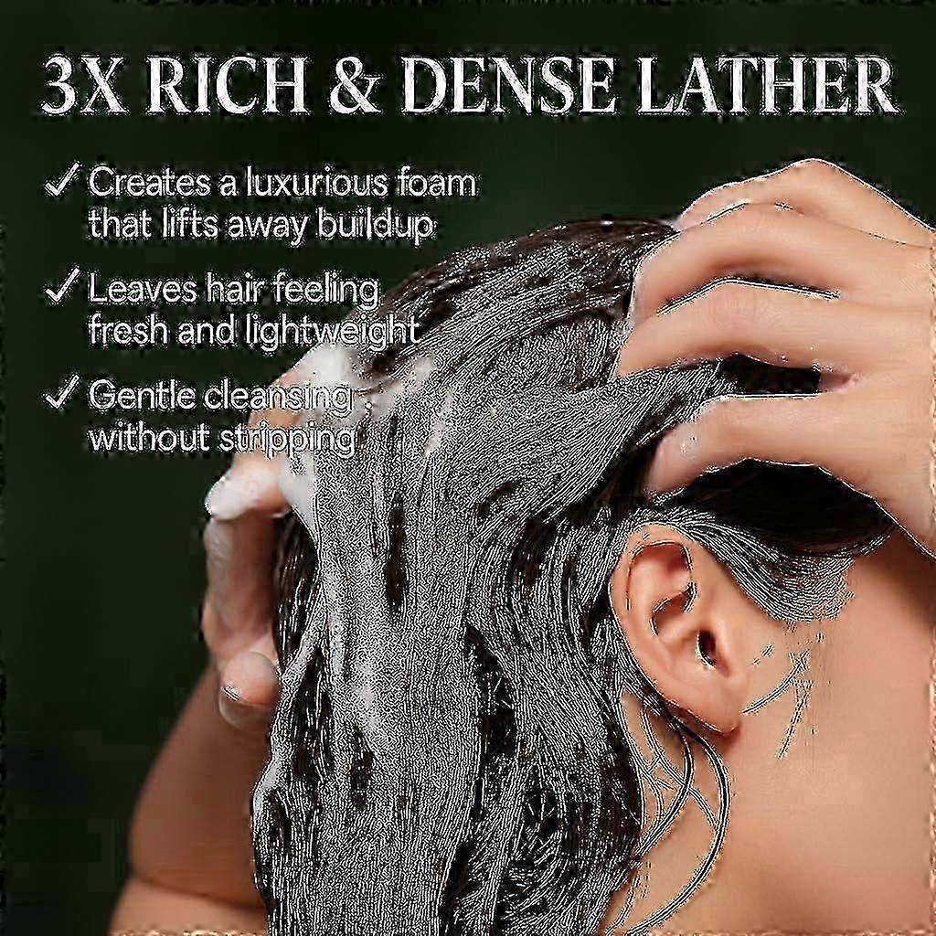 Šampón Nature Triangle, Šampón na mydlo Nature Seven Green, Šampón na prírodnú trávu Natural Usman, Upokojujúci a posilňujúci šampón na vlasy pre ženy a mužov