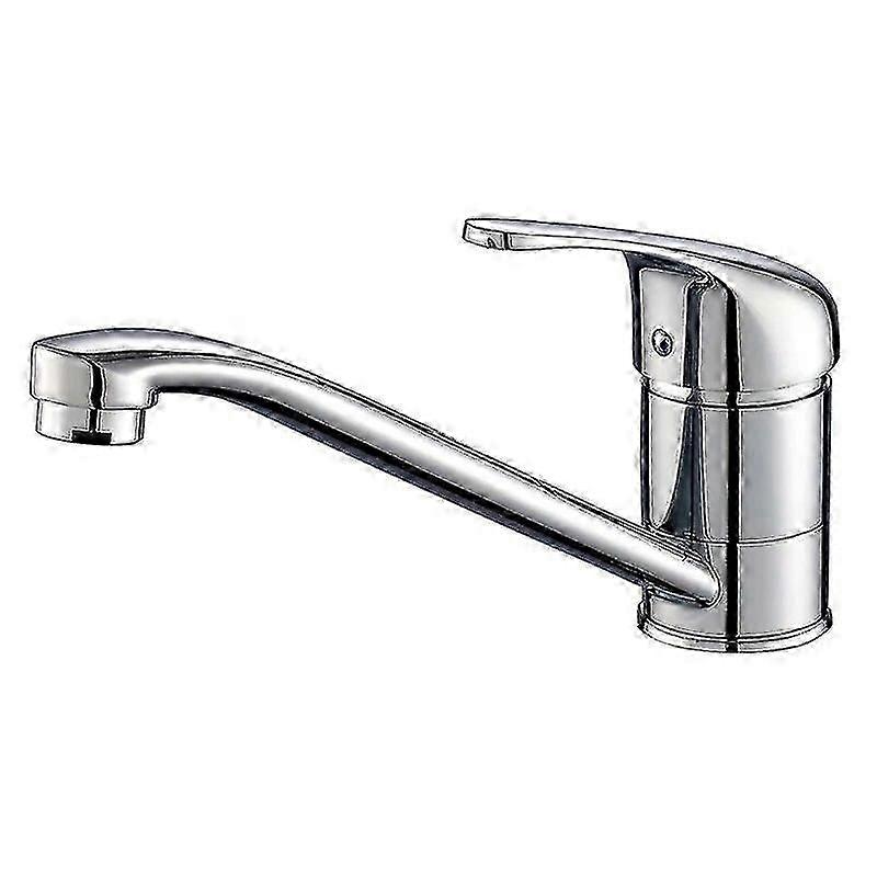 絶妙なバスルーム洗面器クロームキッチンロータリーハンドルホット&コールドキッチン蛇口シングルホール蛇口