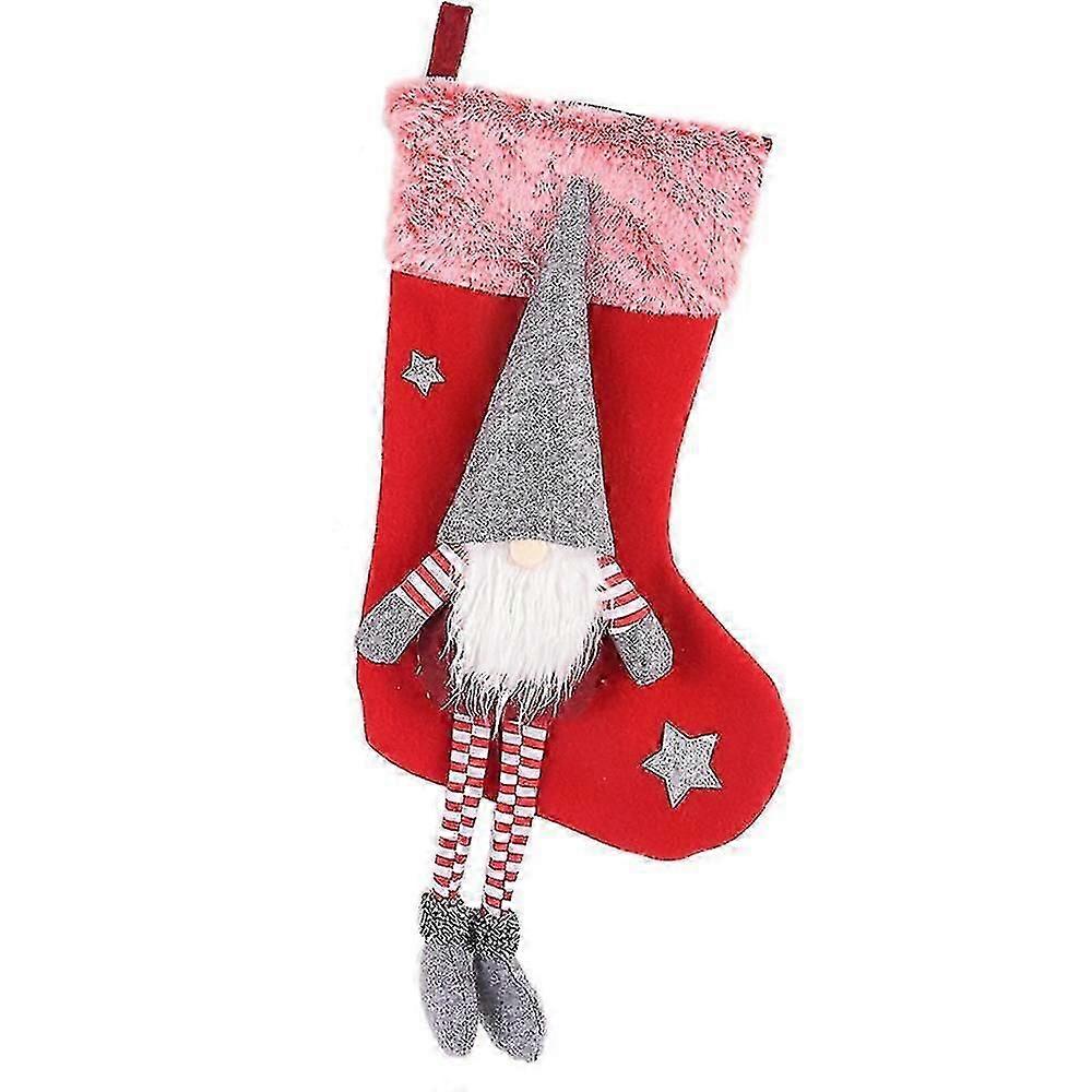 Stocking decoration for Christmas party setup