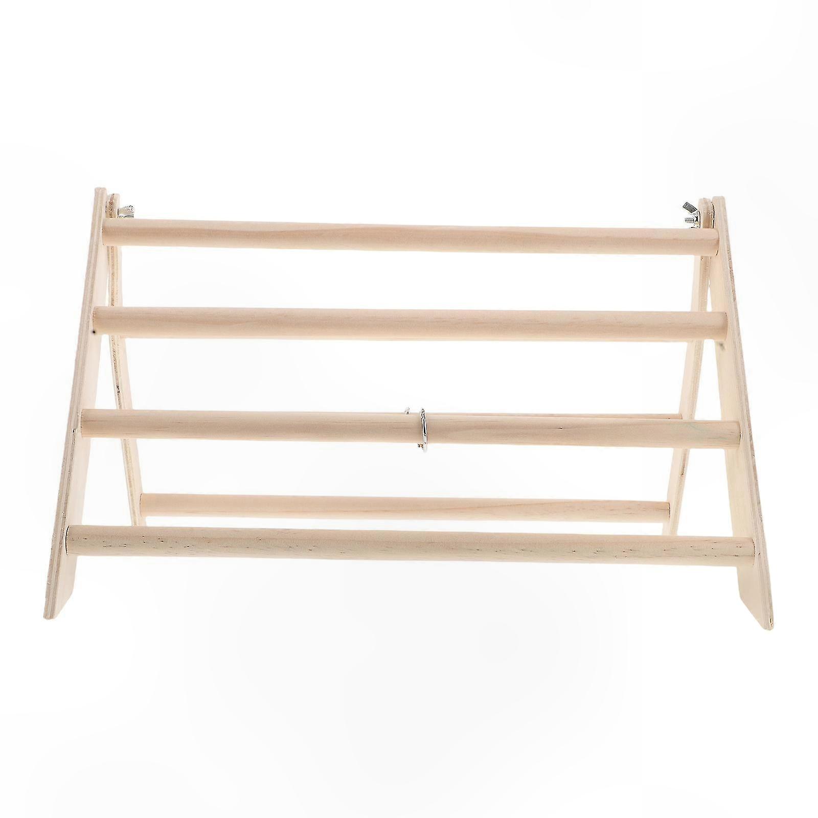 Wooden Chicken Perch Stand for Chicks and Poultry – Stable Roosting Bar for Chick Comfort, Natural Behavior, and Poultry Coop Use