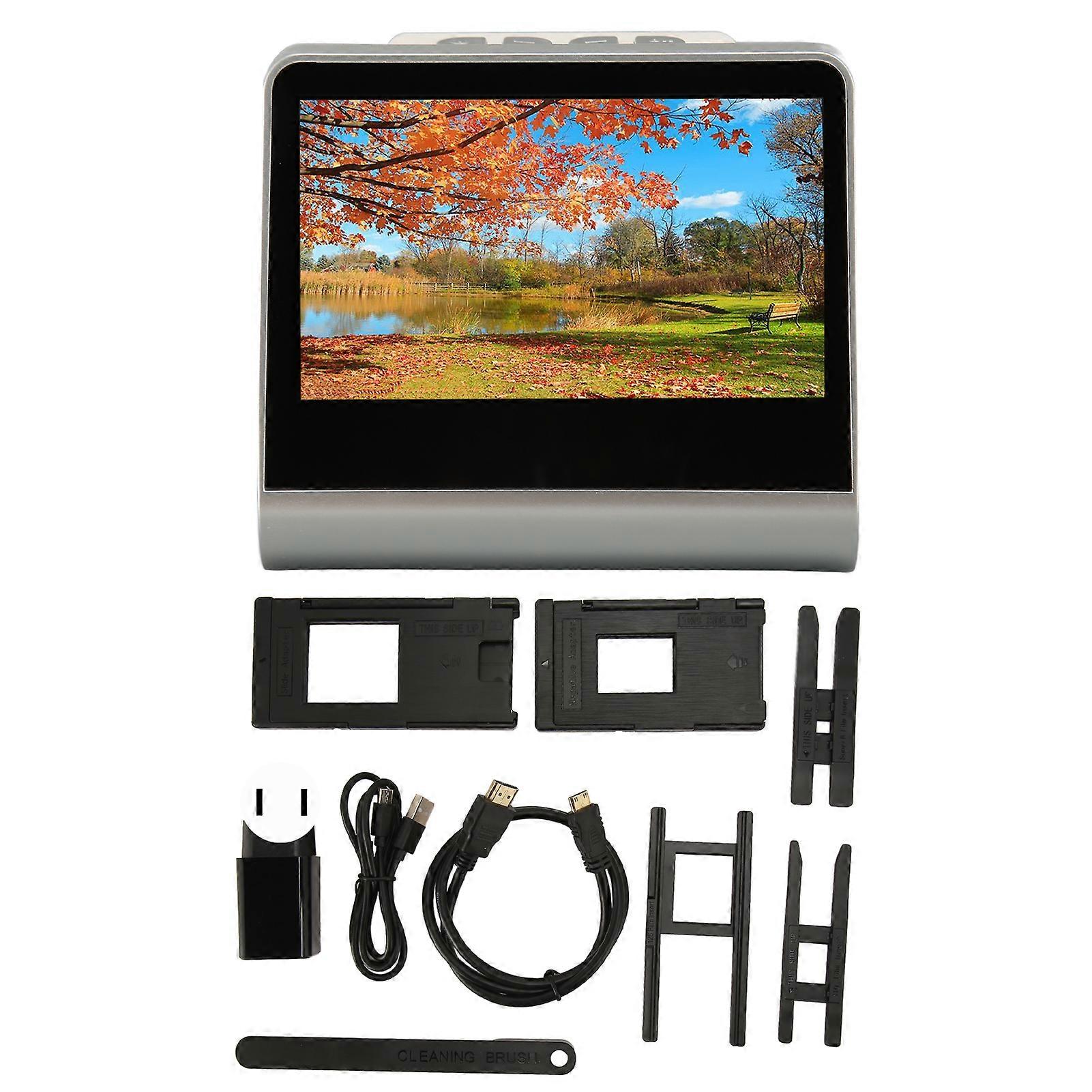 5 Inch Film Scanner with 14MP HD Screen USB C Slide Scanner for Computer Laptop