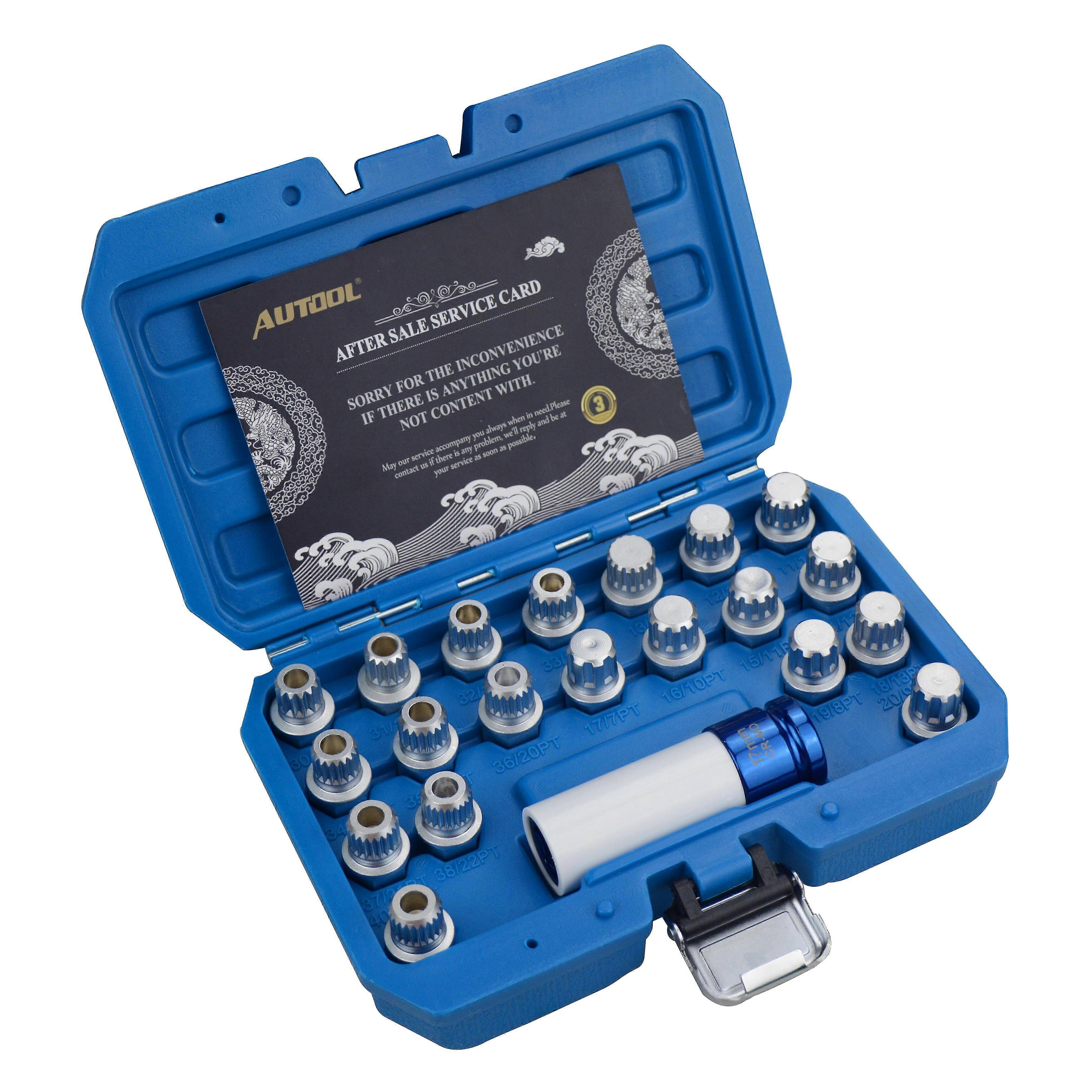 Lock Lug Nuts Screw Remover Socket Tool Set