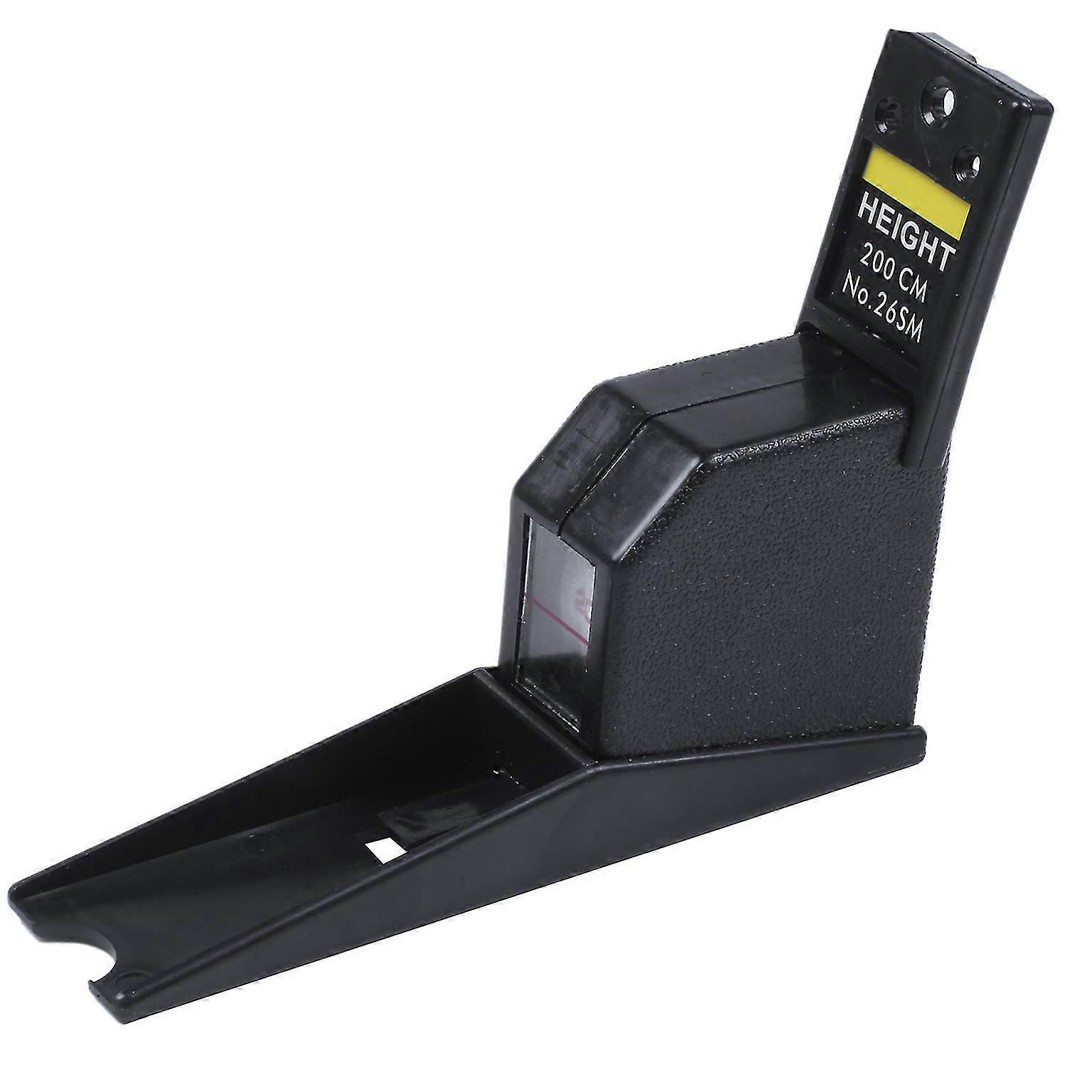 200cm Stadiometer أسود مثبت على الحائط ارتفاع متر النمو حاكم سم مقياس الشريط المتري