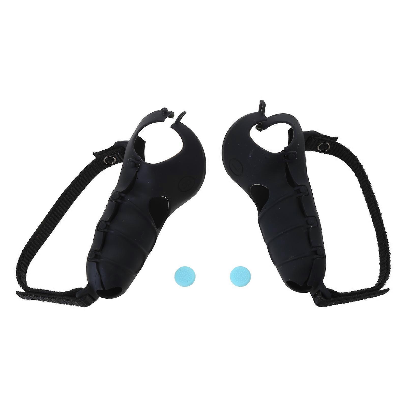 Soft Durable Controller Silicone Grip Cover for Pico 4 VR Handle Sleeve Excellent Protective Bracket VR Accessories  Black