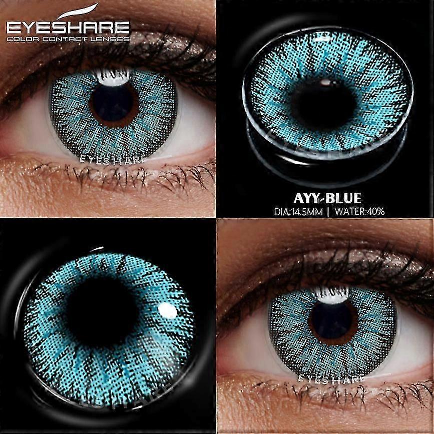 Lenti a contatto a contatto colorate per occhi Lenti colorate Lenti a contatto blu Lenti a contatto annuali Lenti occhi colorate Trucco di bellezza