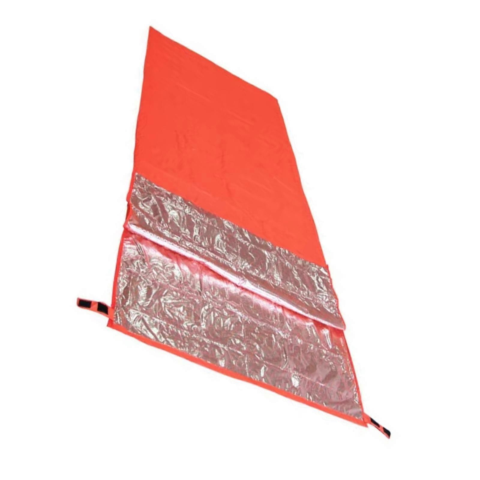 다재다능한 싱글 침낭 가벼운 하이킹 침낭 압축 자루 포함 야외 활동용 Vital Orange