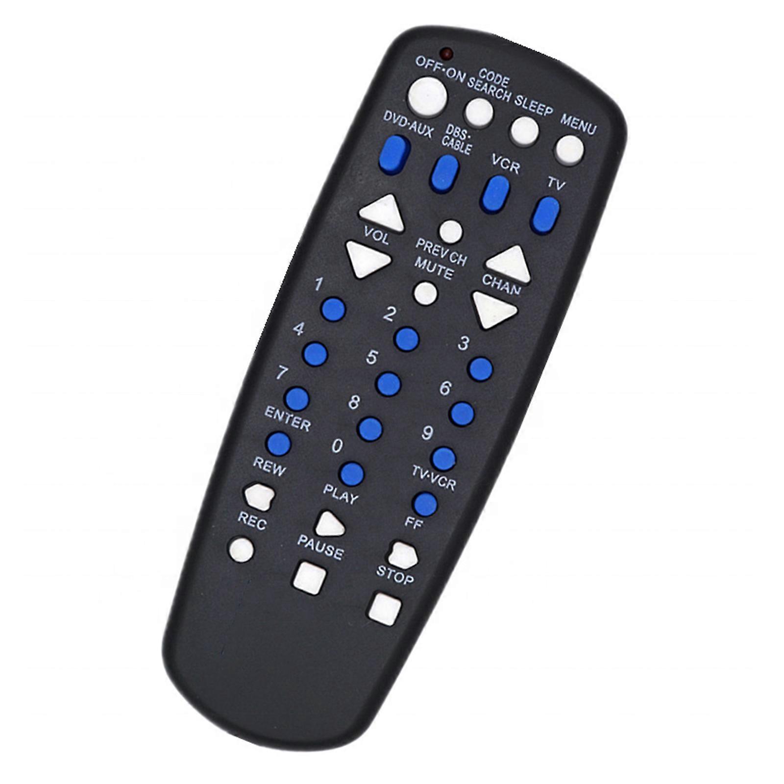 RCU404R Universal Four Device Remote Control Intuitive Channel Control, for Various Brands Multicolor