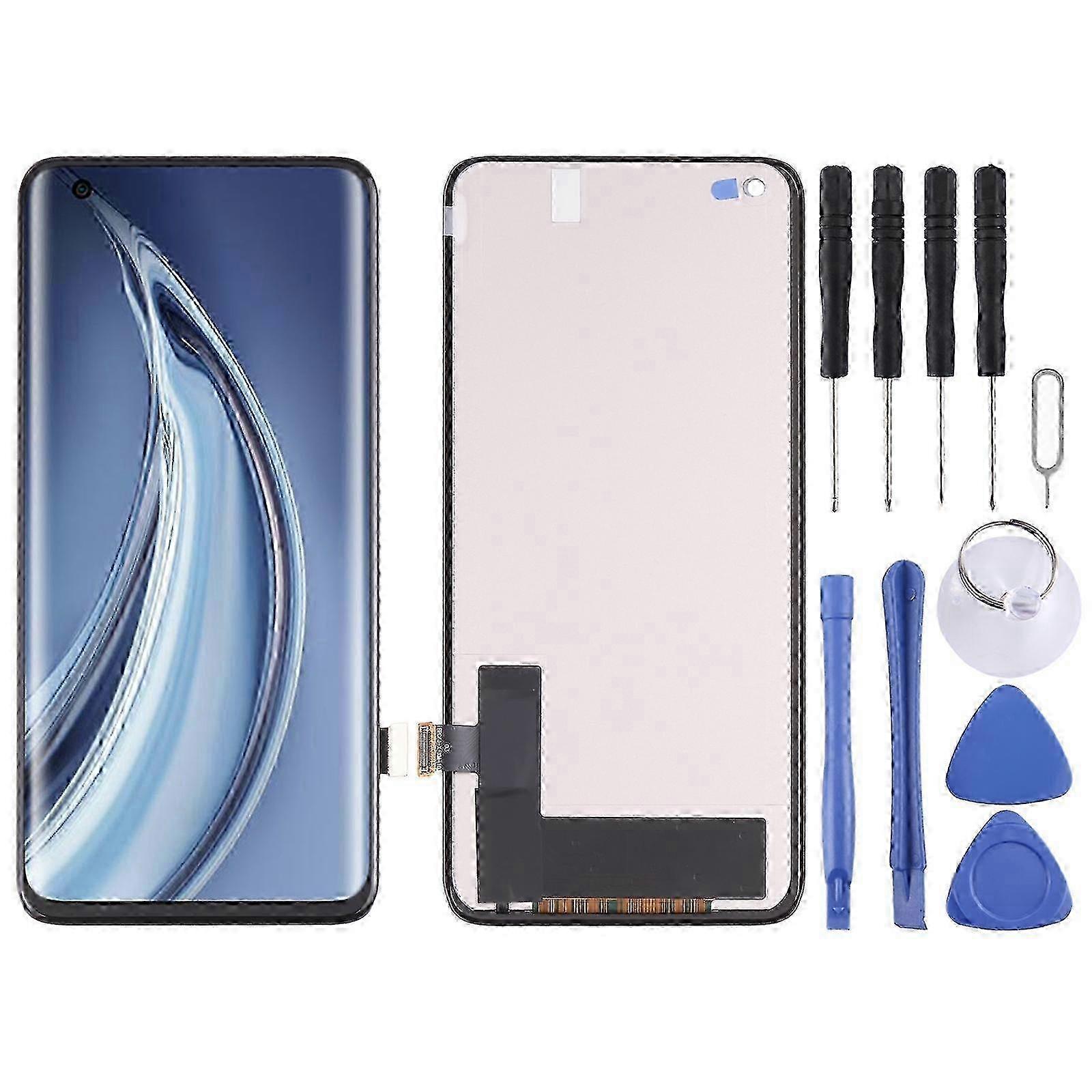 TFT Material LCD Screen and Digitizer Full Assembly for Xiaomi Mi 10 Pro 5G / Mi 10 5G, Not Supporting Fingerprint Identification