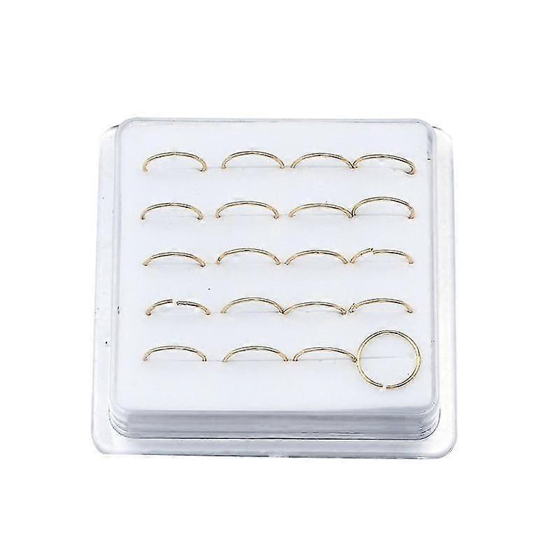 Nose Thin Piercings Hoops Rings Set