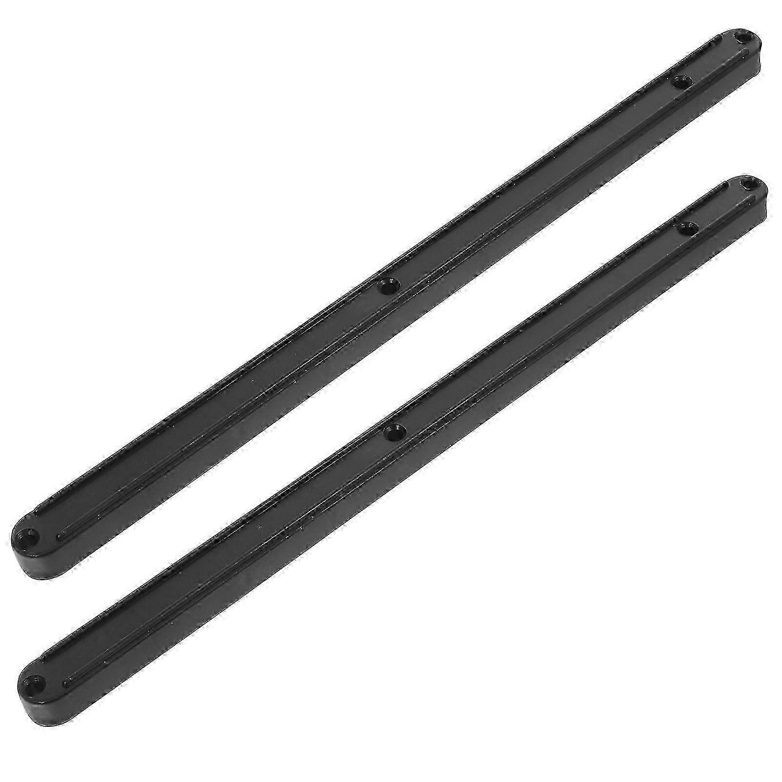 2Pcs Drawer Slides Furniture Guide Slides Plastic Drawer Runners Draw Rail Replacements