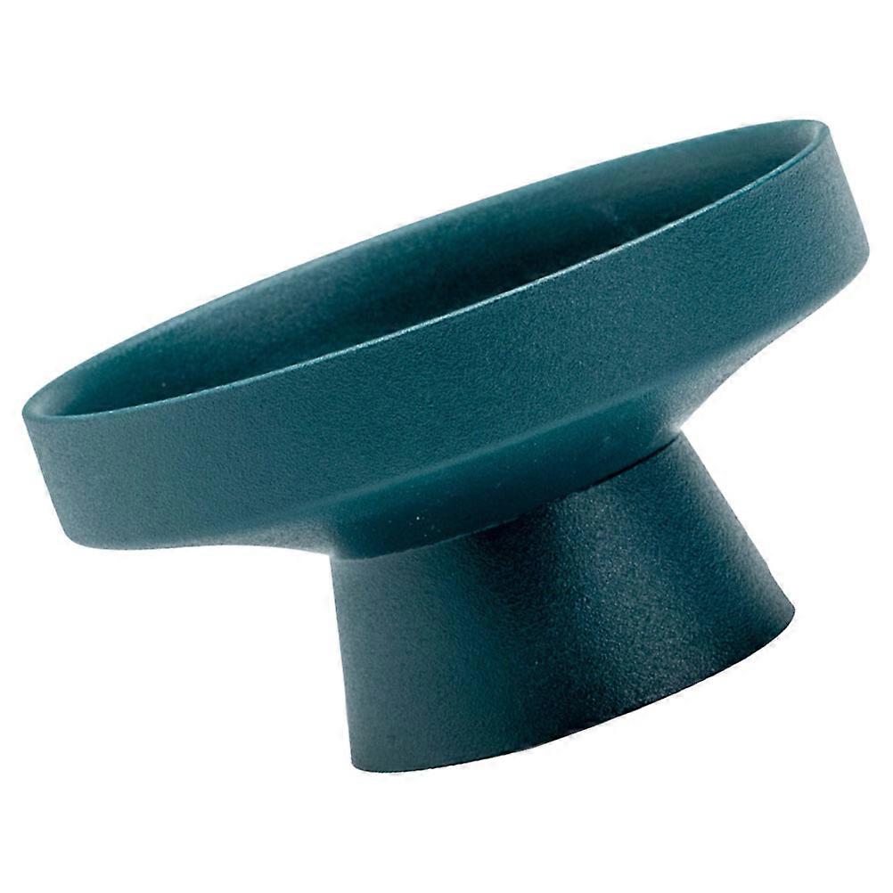 Ceramic Fruit Tray for Storage High Base Snacks Tray Dark Green Color