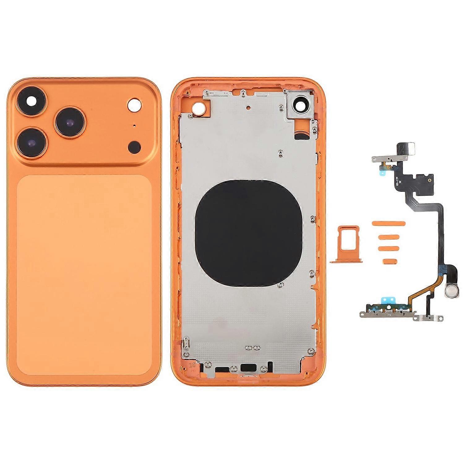 Back Cover with Appearance Imitation of iP17 Pro for iPhone XR