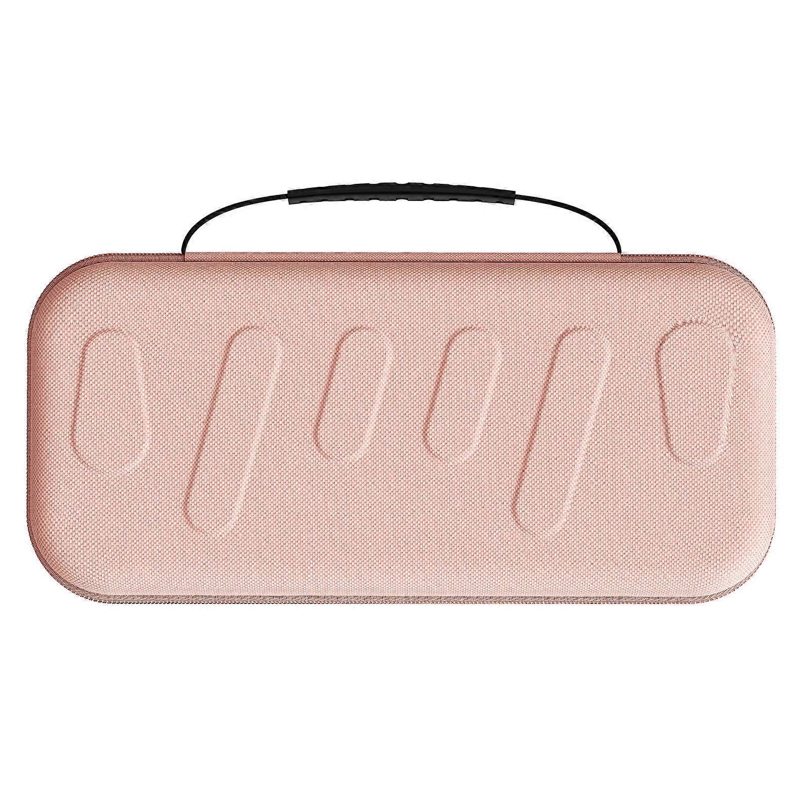 Protective Storage Bag Scratch Resistant and Shock Proof Designing for ROG Dedicated Model Console Protector Box  Pink