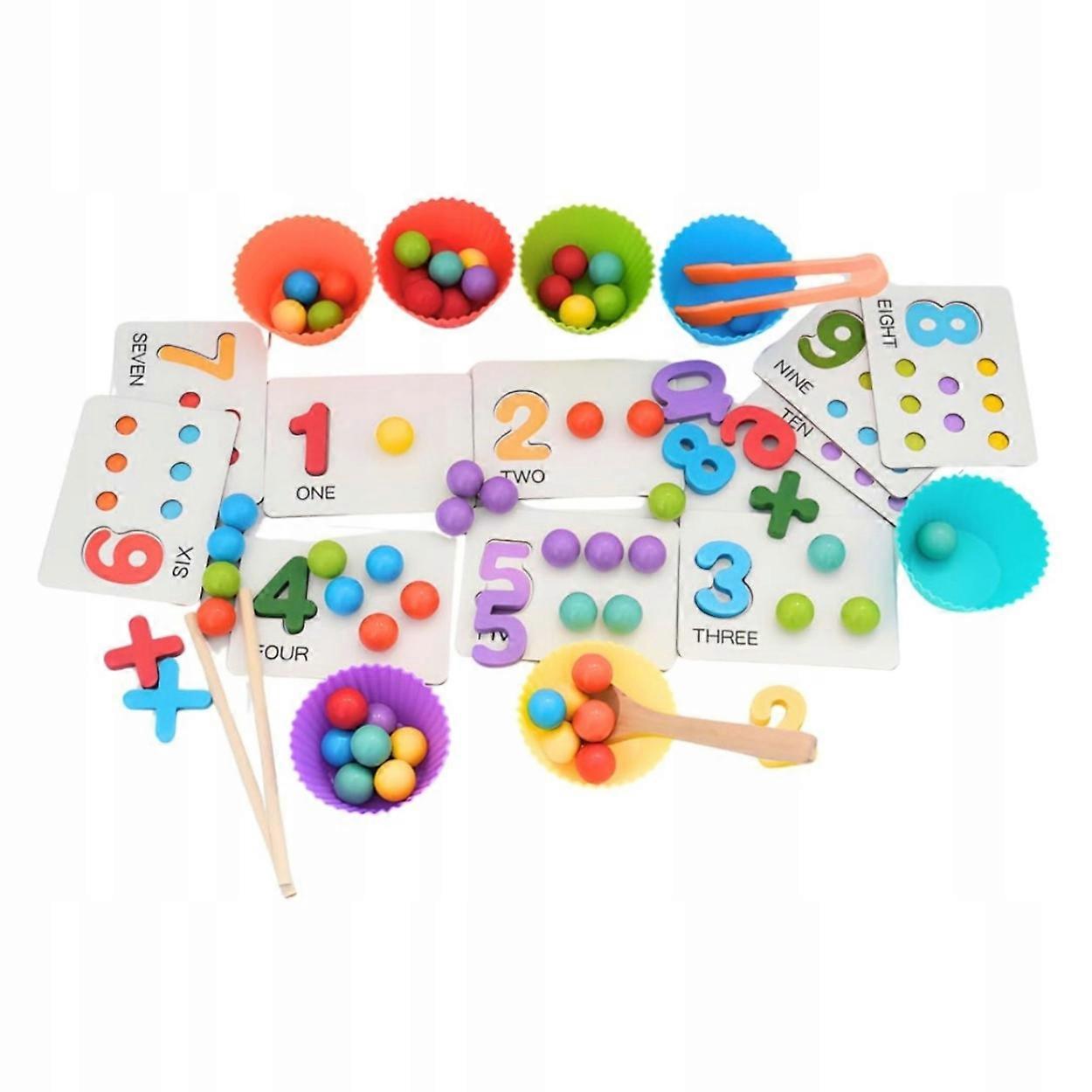 Interactive Montessori Counting and Arithmetic Learning Kit