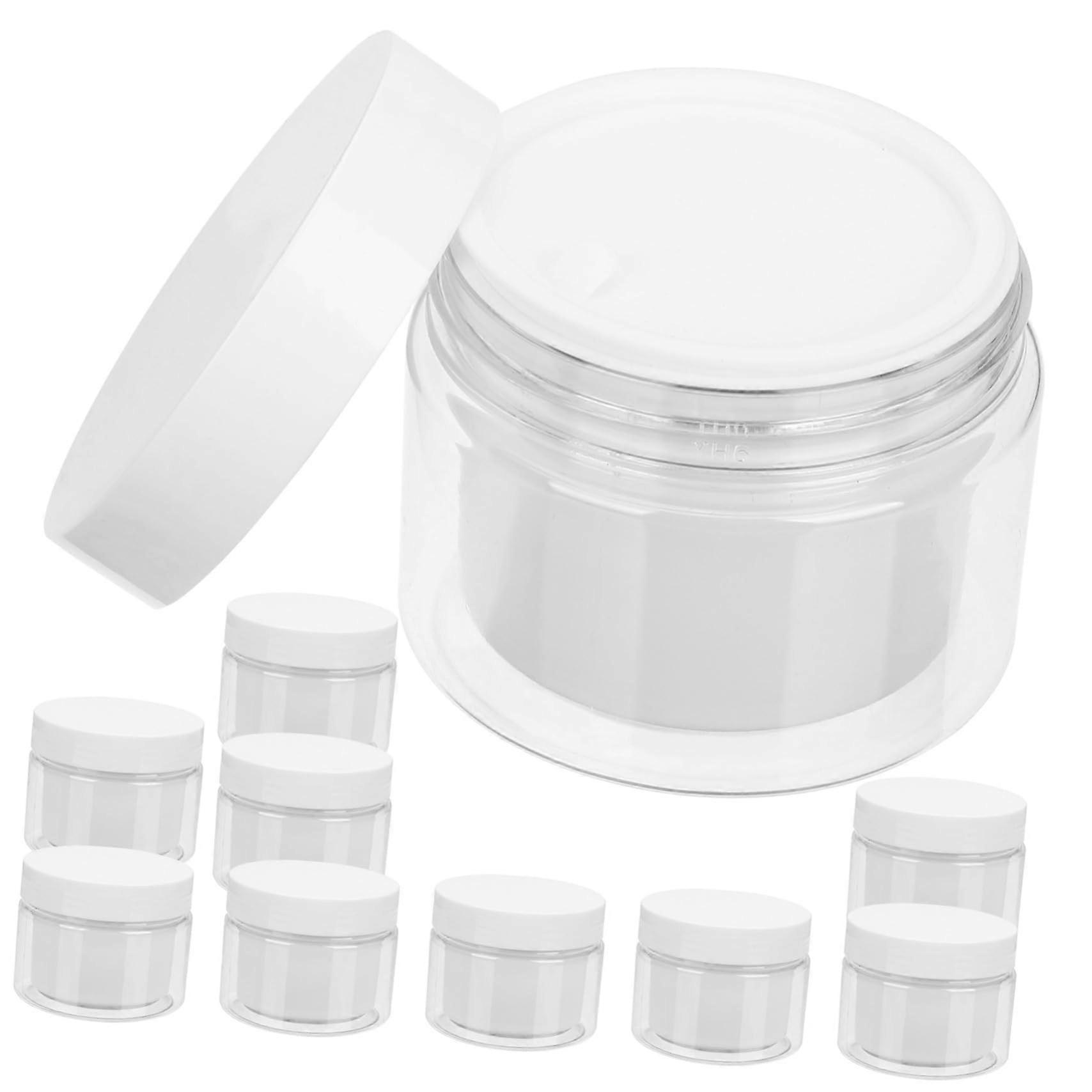 10pcs Travel Cosmetic Containers Empty Lotion Jars LeakProof Reusable Skincare Sample Pots