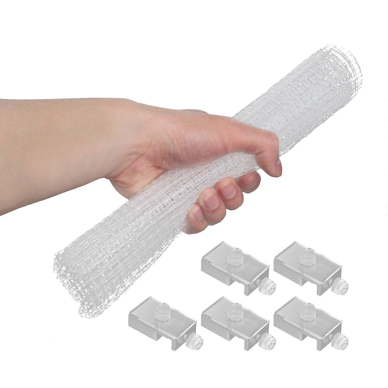 1 Set of Fish Tank Anti-escaping Net Aquarium Mesh Cover Practical Fish Tank Netting Cover