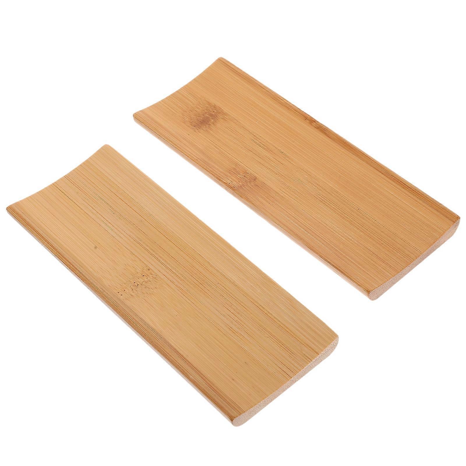 Sushi Tray Reusable Plate Household Plates Display Rectangular Shape Bamboo Cooking