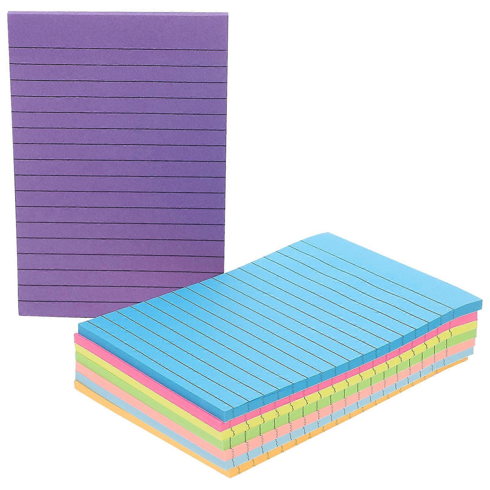 Multi-Colored Tearable Memo Stickers for 8 Books Note Pads
