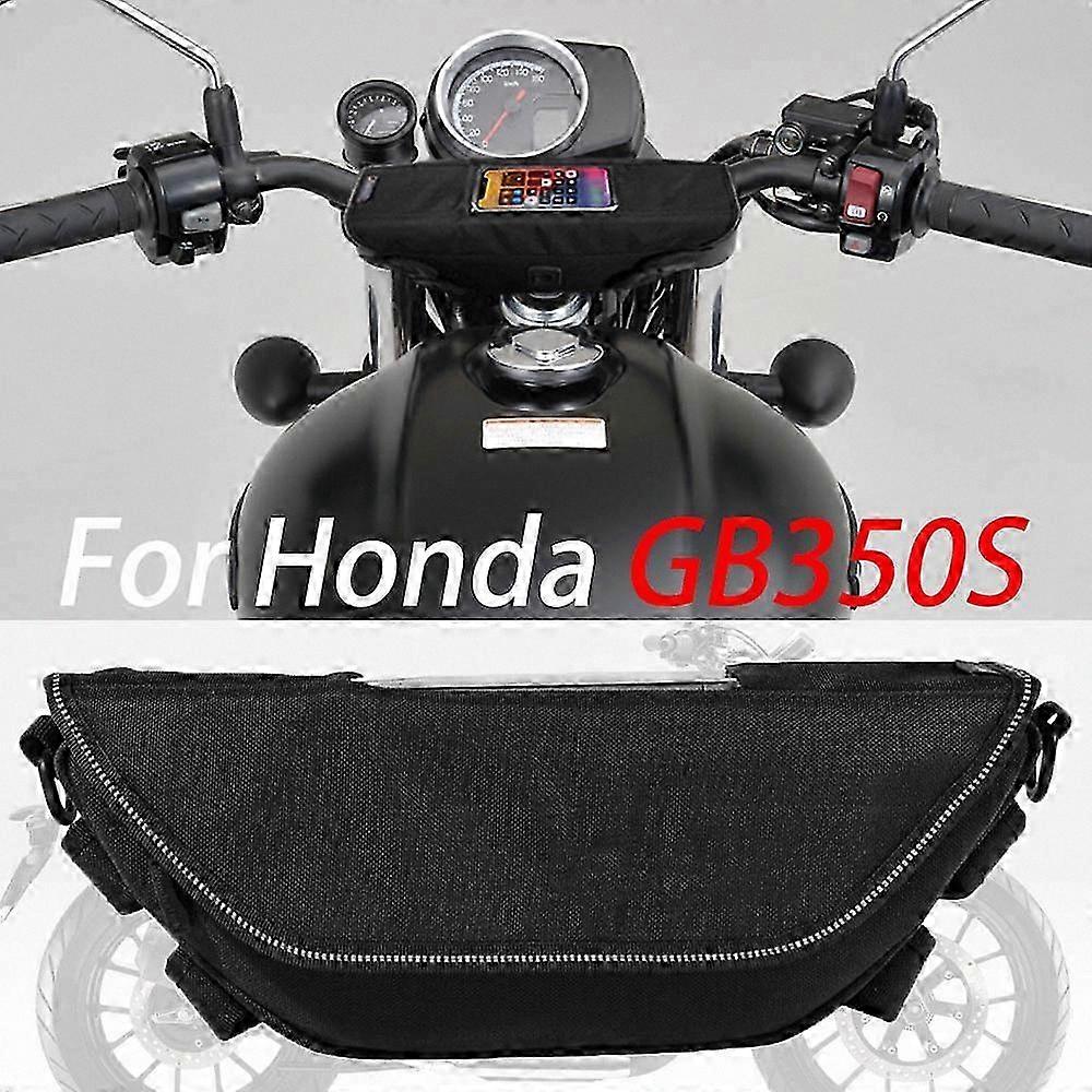 Waterproof Dustproof Handlebar Storage Bag for Motorcycles with Navigation Compartment