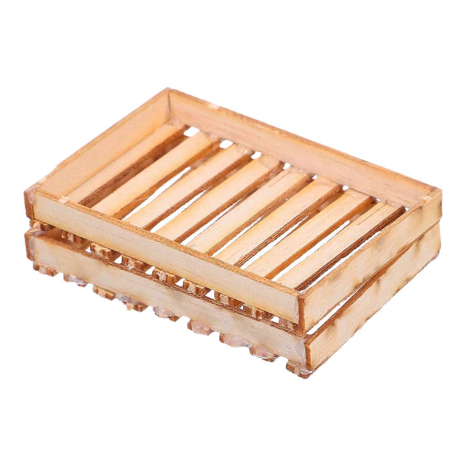 Sand Tray Making Materials Wooden Terrain Model Tray for DIY 2Sets Set
