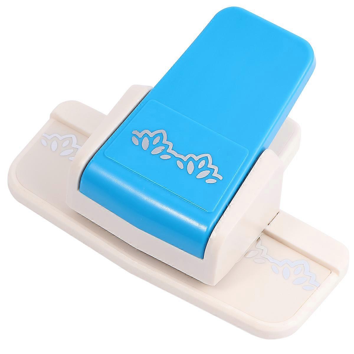 Hole Puncher Craft Punch for DIY Craft 3Pcs Blue Embossed Pattern Maker