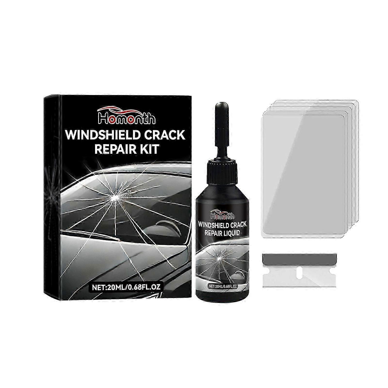 UV Windshield Crack Repair Kit  Easy, Durable, Scratch-Free Glass Fix