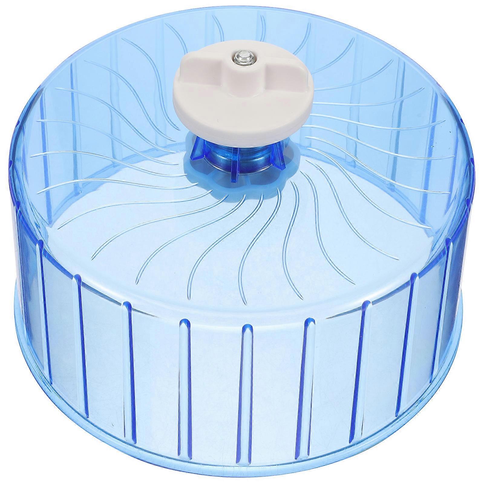 Hamster Wheel Running Exercise Toy for Cage 5Pcs Sky Blue Plastic