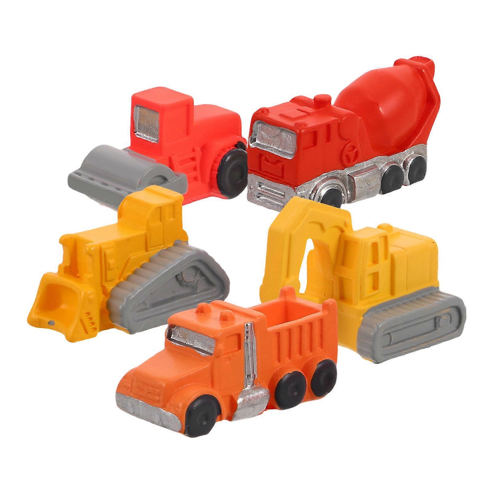 Engineering Toys Micro Landscaping Construction Vehicles for Creative DIY 5Pcs