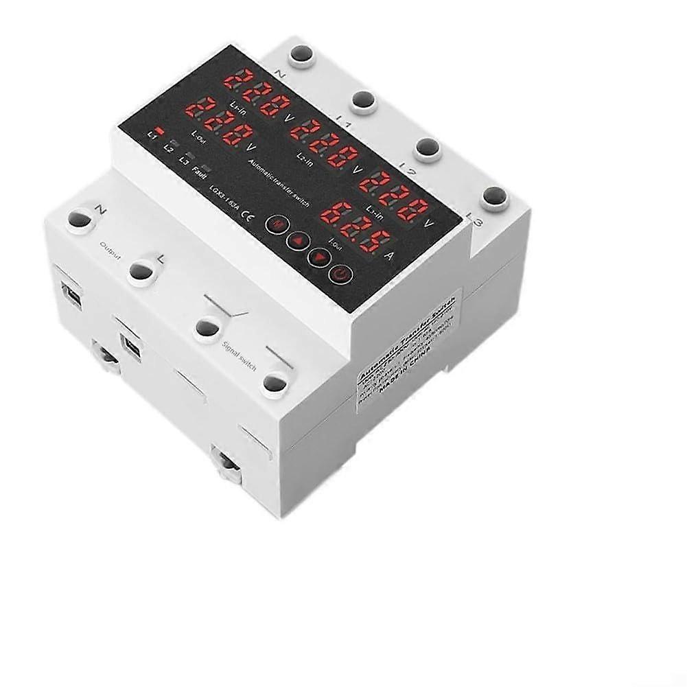 Automatic Transfer Switch with LED Display, Intelligent Power Management, Over/Under Voltage Protection