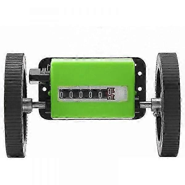 Meter Counter - 1st Mechanical Length Meter Rolling Wheel Green