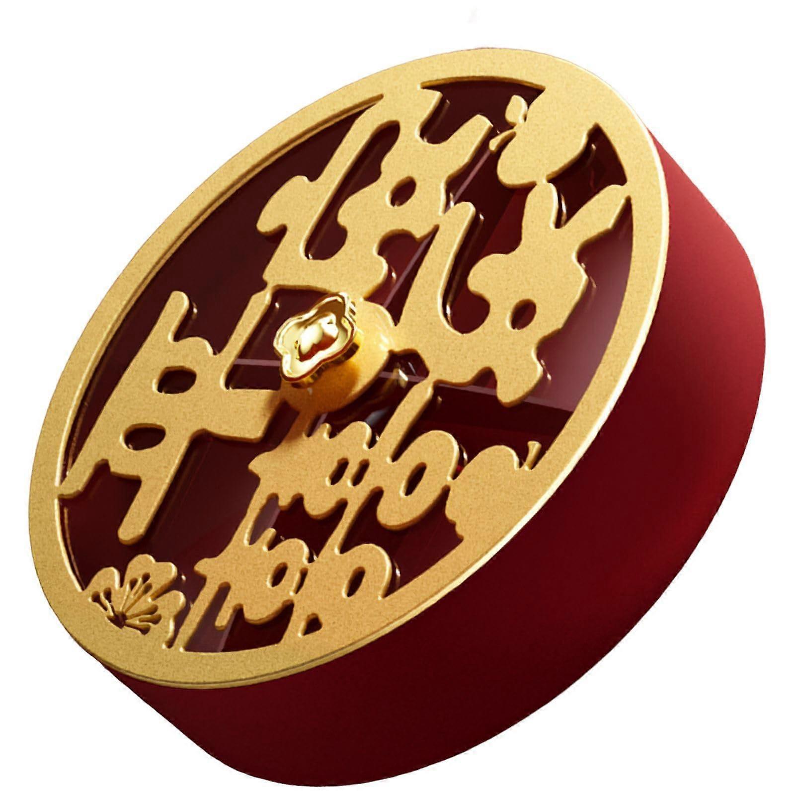 Candy Dish with Lid Keeps Treats Fresh, Retro Divided Snack Container, PP Material Style E 24x6 cm