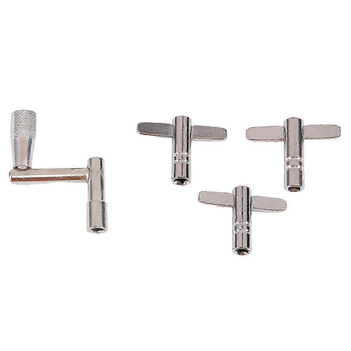 4 Pack Drum Tuning Key with Continuous Motion Speed Percussion Parts