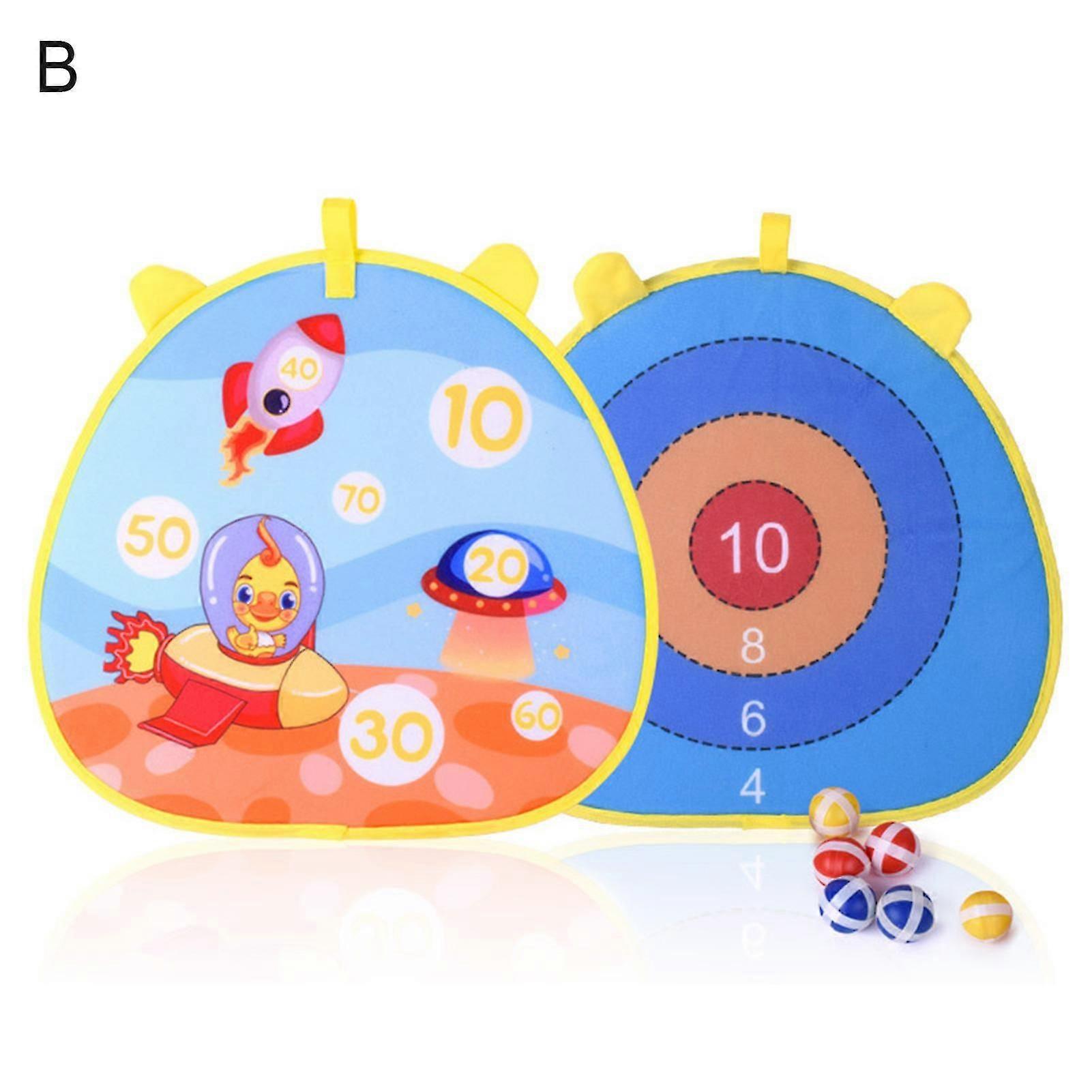 Sticky Balls Target Dart Board Set Parent Child Game Interactive Toy Kids Gift