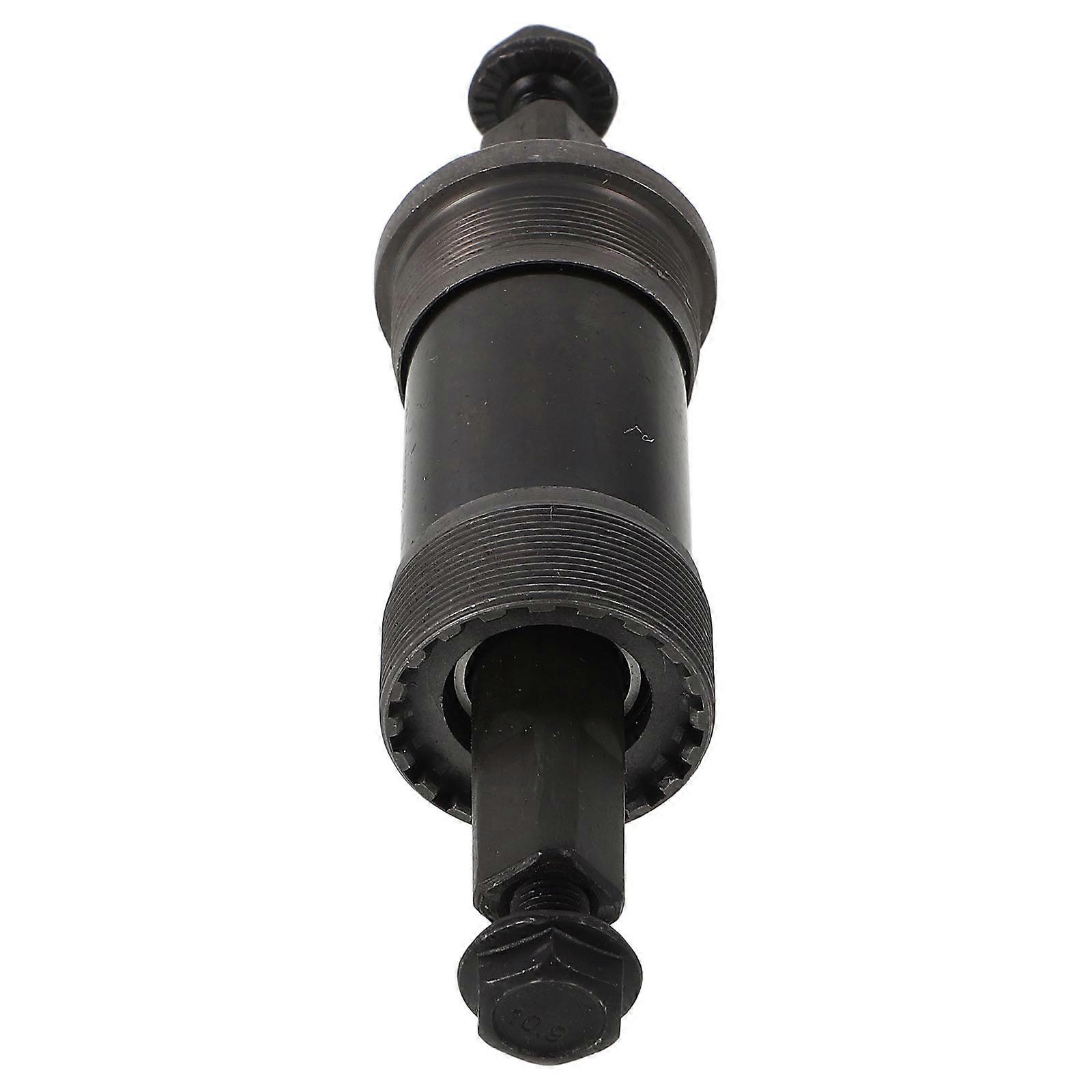 Square Taper Bicycle Bottom Bracket for Maintenance 1Set Black Steel