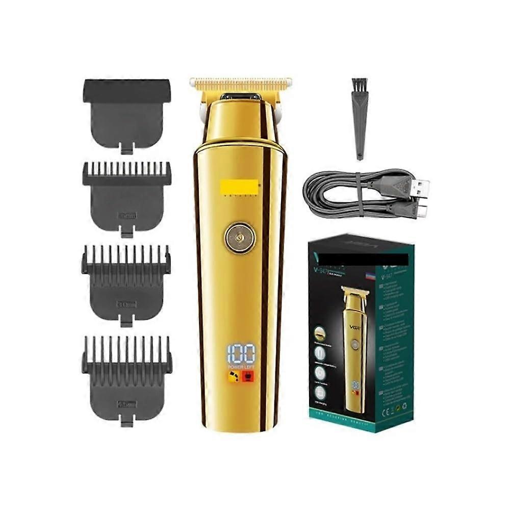 Hair Clippers Cordless Hair Trimmer for Men with Precision Blades LED Display Low Noise V947