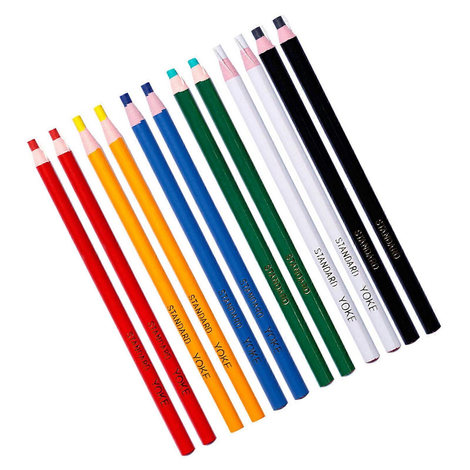 Pull-Off Drawing Wax Markers for Coloring 12Pcs Assorted Color Crayons