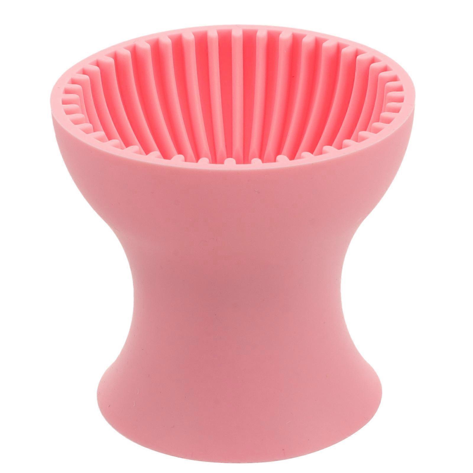 Portable Silicone Makeup Brush Cleaner Cup for Quick Cleaning