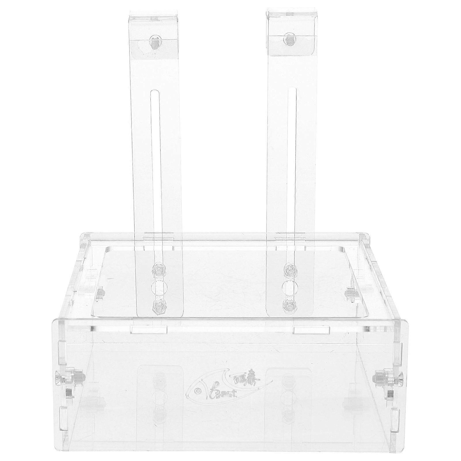 Hook Fish Feeder Acrylic Feeding Circle for Fish Feeding 1Pcs