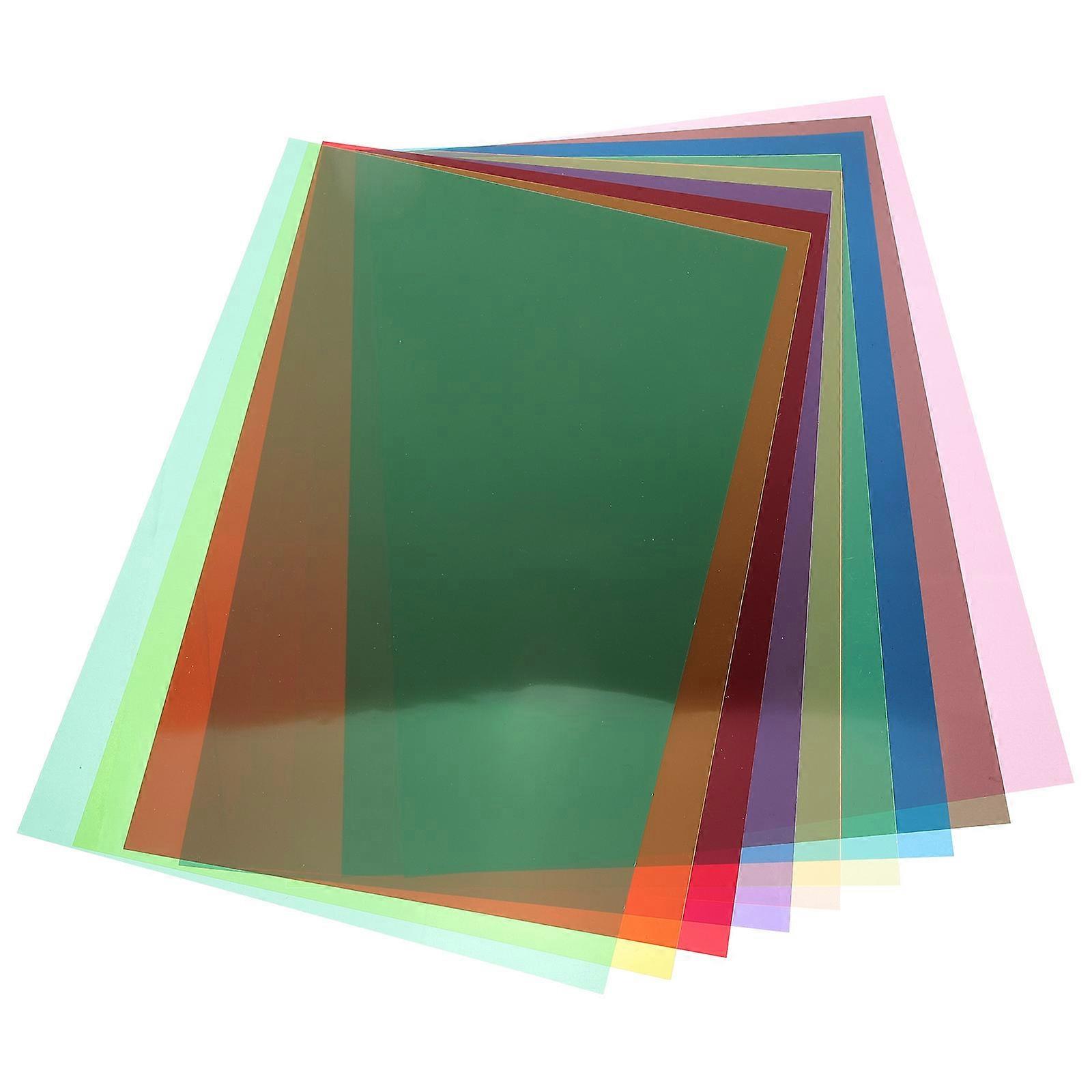 Light Diffuser Film Colored Sheets for Decoration 36Pcs Translucent