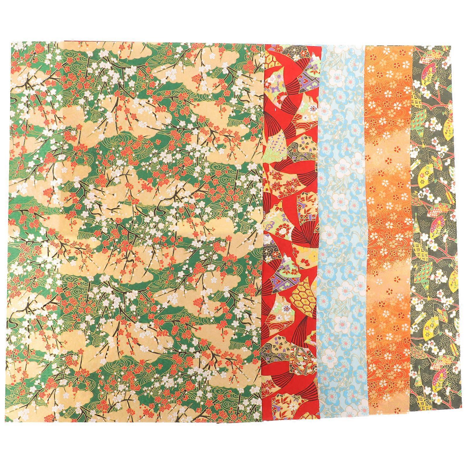 Wrapping Gift Paper 5 Sheets for Japanese Style Gift Presentation
