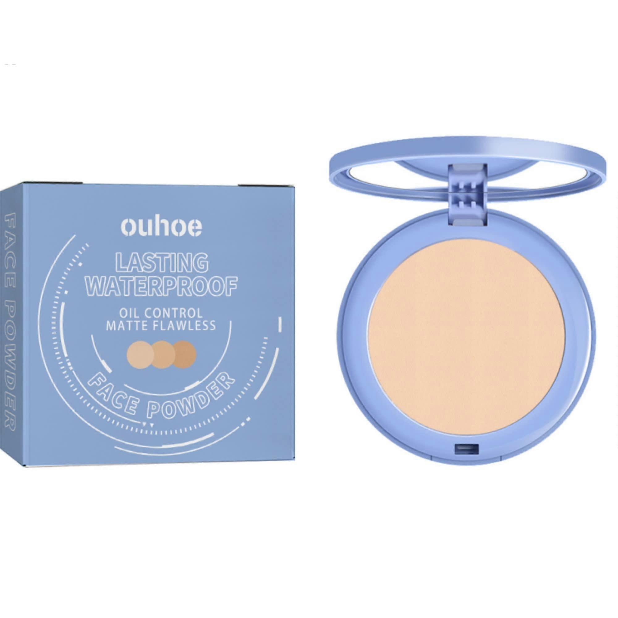 Oil Control Pressed Powder Classic Ivory Waterproof Long Lasting Matte Setting Face Powder