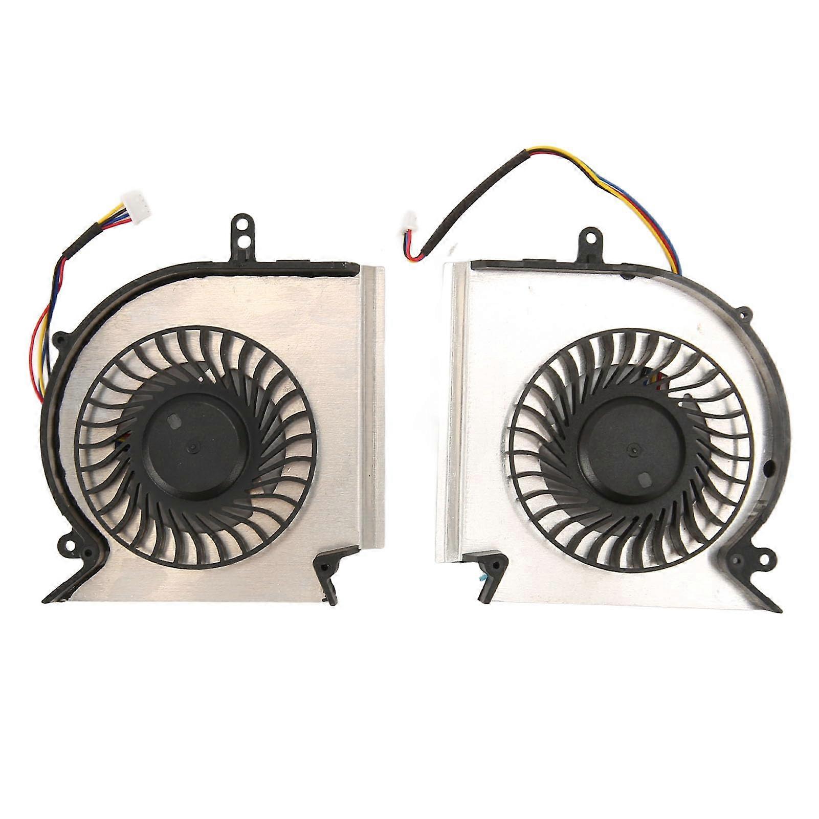 Laptop Cooling Fan for MSI GE63VR GE73VR, 4Pin 5V Efficient CPU GPU Cooling Replacement