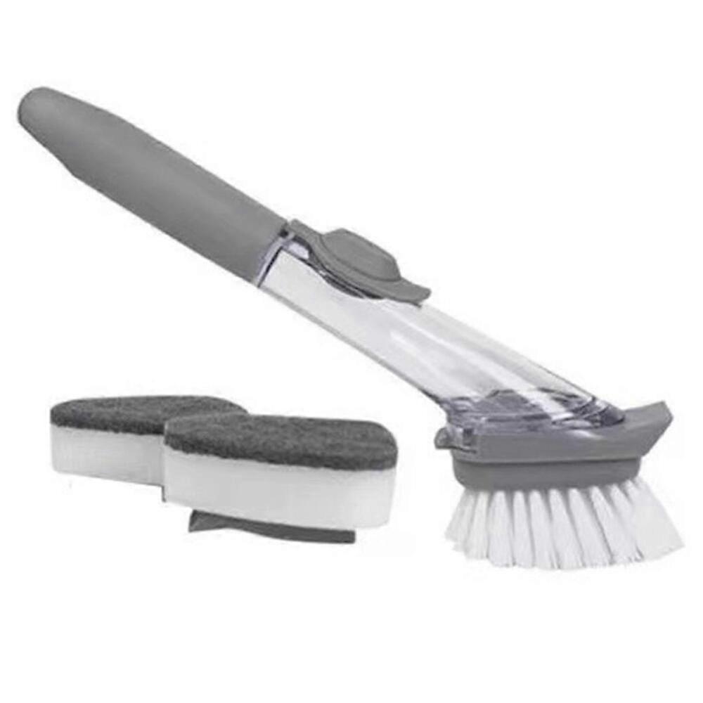 Soap Dispenser Dish Brush Professional Long-Handled Cleaning Brush