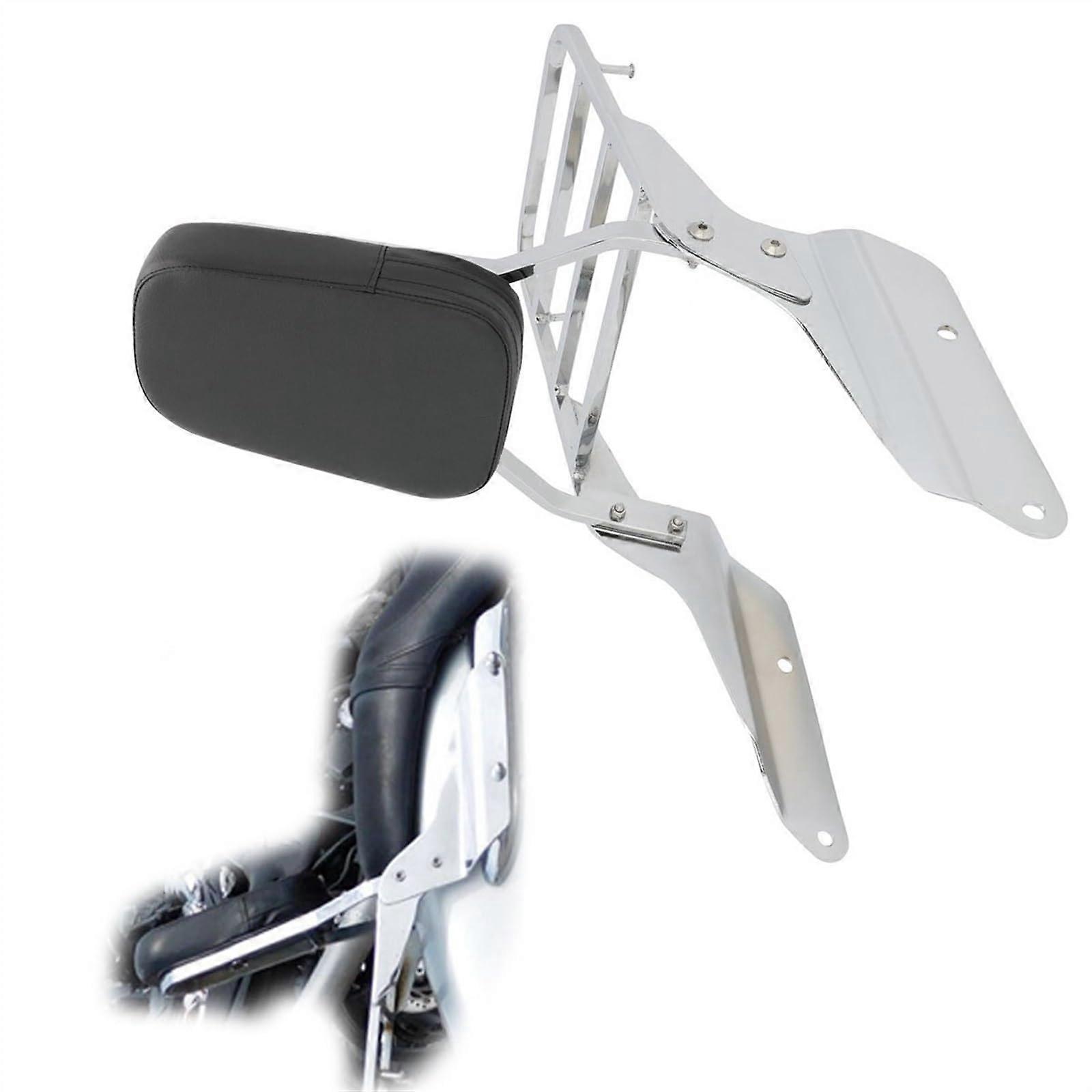 Dosseret passager pour moto Honda Magna VF250 VF750 1994-2007, couleur argent, avec coussin ergonomique