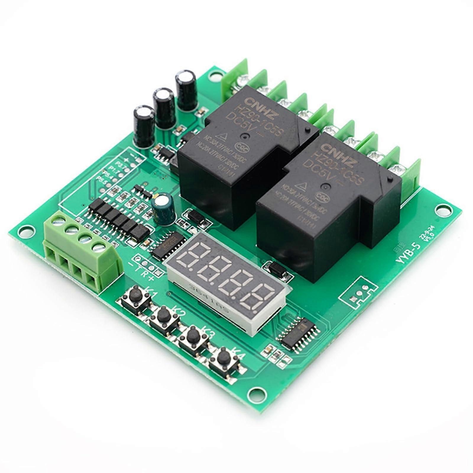 Motor Control Board 12V 24V Dual Relay Timer Module with Forward Reverse Switching for Automation