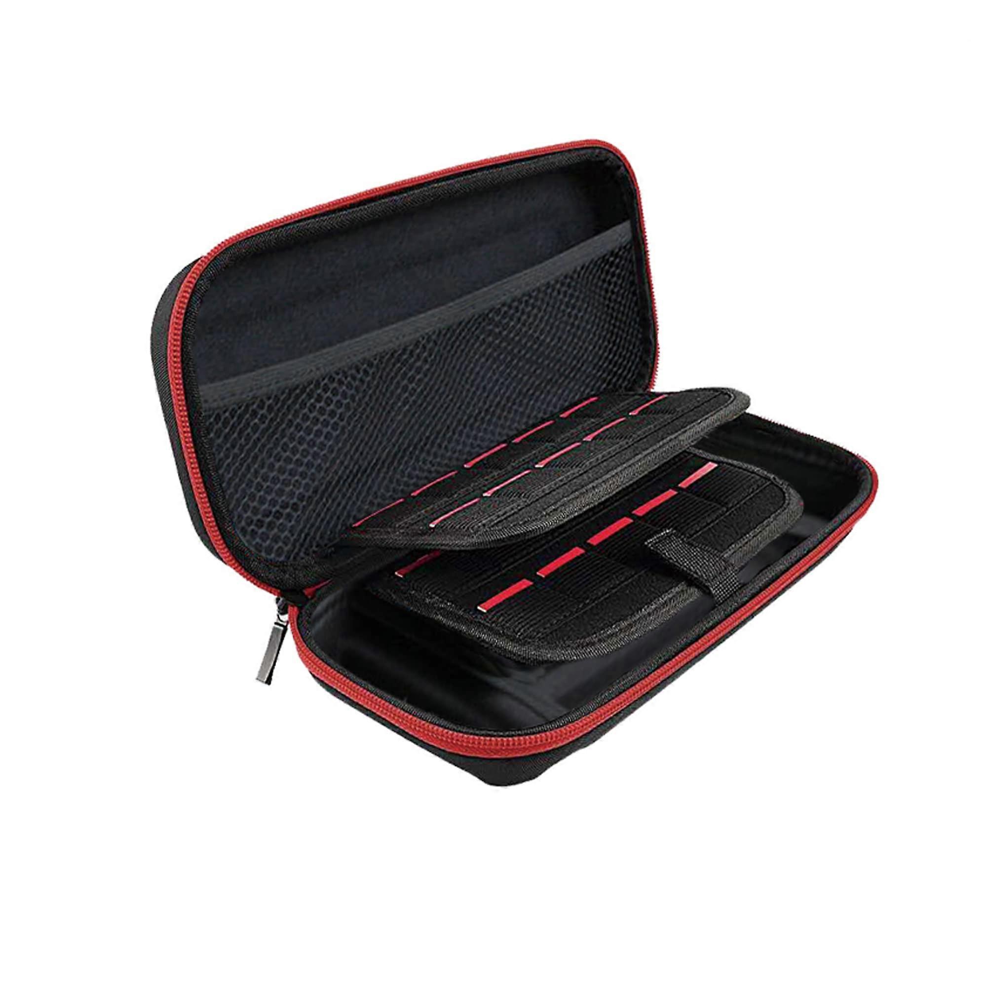 Case for Nintendo Switch Lite with Hard Shell, Large Storage and Soft Lining, Black 12in1 Set